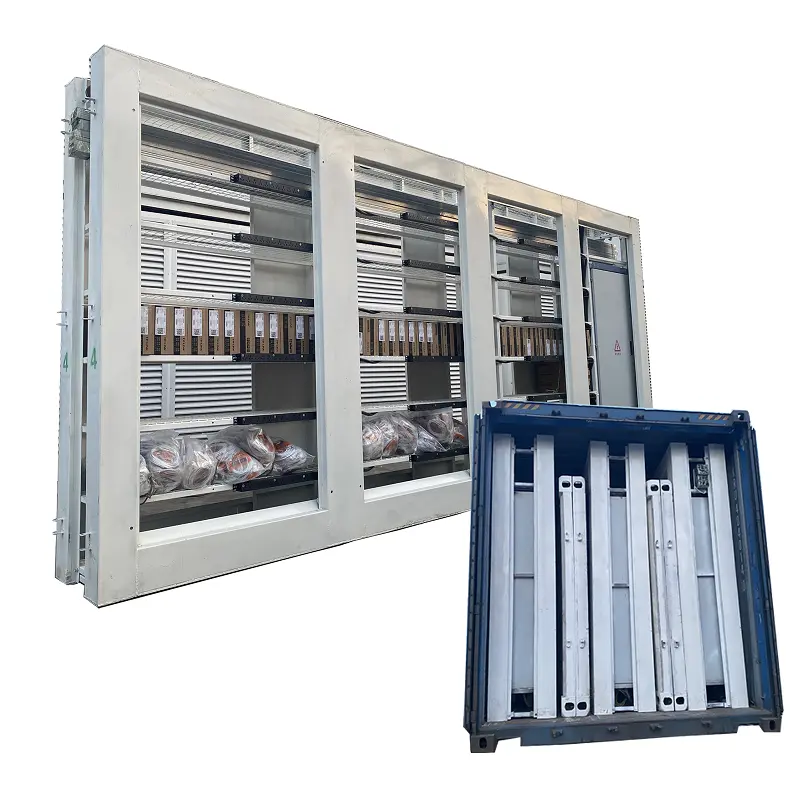 Detachable assembled type mining containers