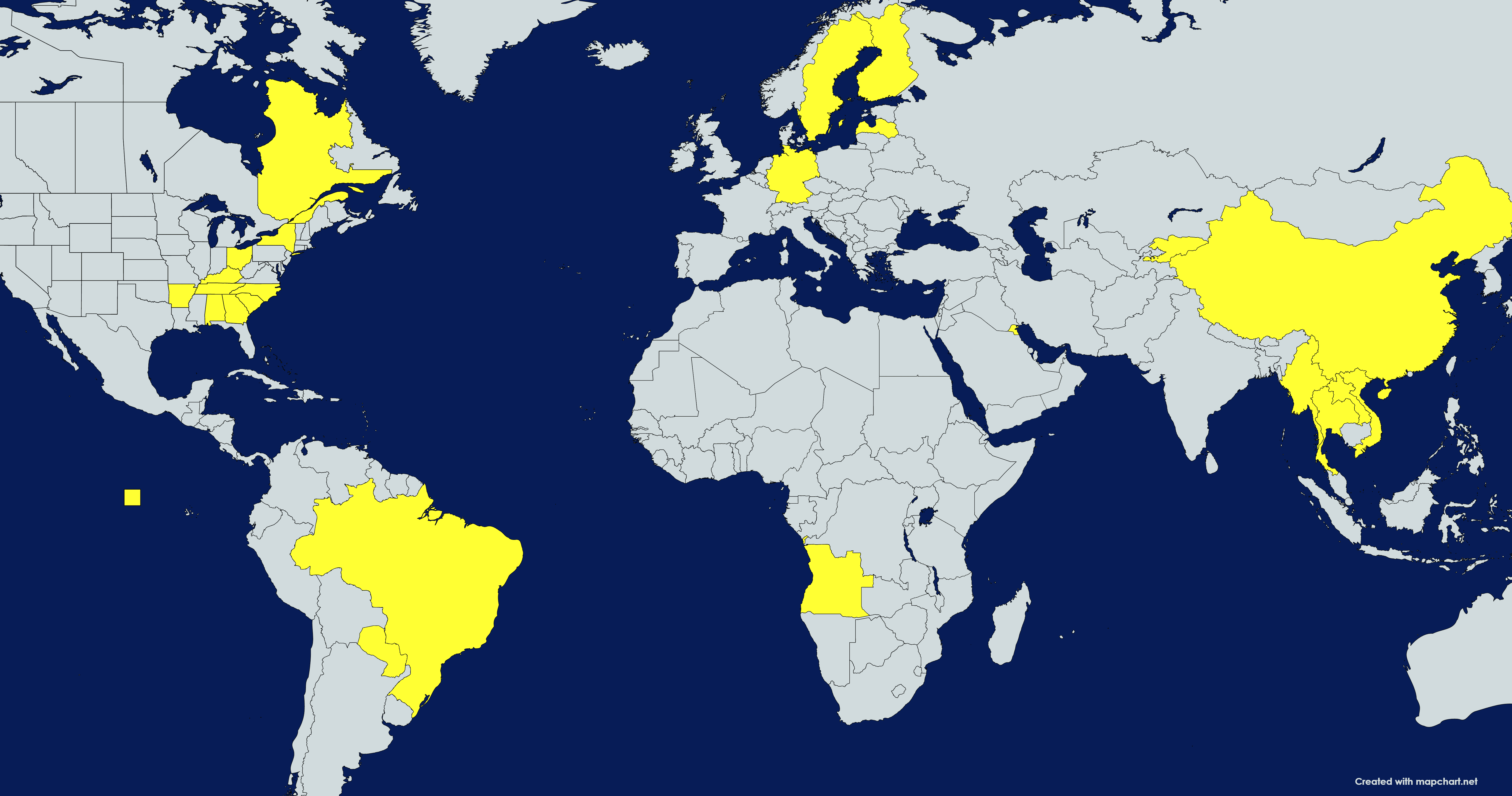 Global Customer Distribution